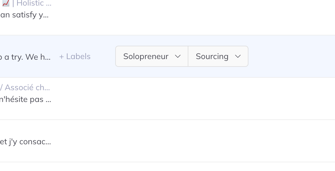 The same hover menu after a pipeline is chosen, now offering its columns.